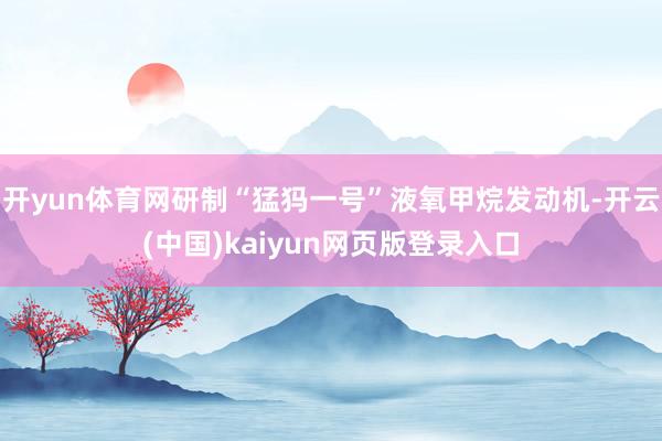 开yun体育网研制“猛犸一号”液氧甲烷发动机-开云(中国)kaiyun网页版登录入口