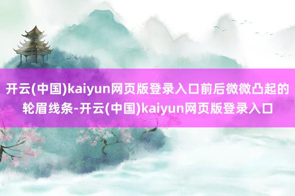 开云(中国)kaiyun网页版登录入口前后微微凸起的轮眉线条-开云(中国)kaiyun网页版登录入口